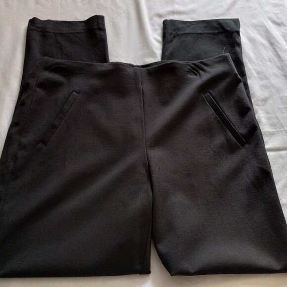 CHICO's Black PONTE Knit LEGGING Sz 0 Ankle - Picture 2 of 6